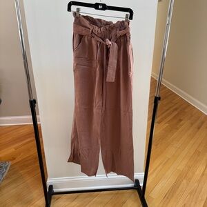 Women's Mauve High-Waisted Pants